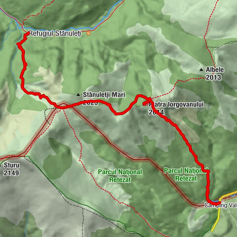 Uricani - Piatra Iorgovanului - Șaua Paltina - Tismana