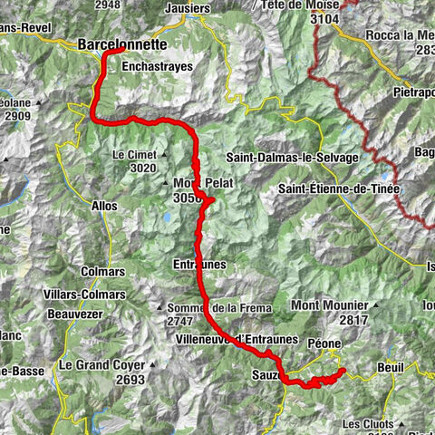 Barcelonnette - Église Saint-Laurent - Chapelle Saint-Sébastien - Valberg