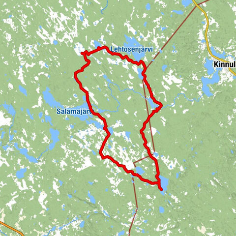 Perho - Valvatin autiotupa - Pieni Sääksjärvi, vuokratupa - Kinnula