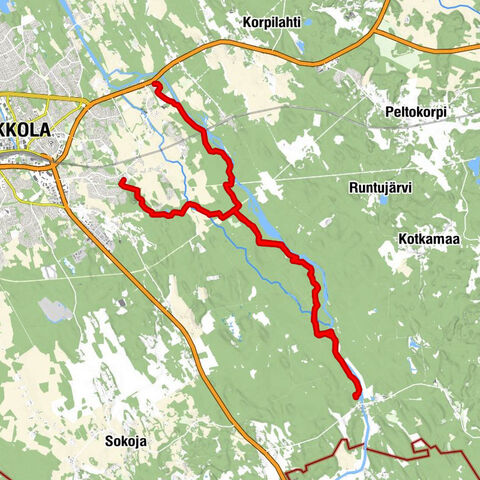 Vitsari - Rajaluoto - Lahnakoski - Kokkola