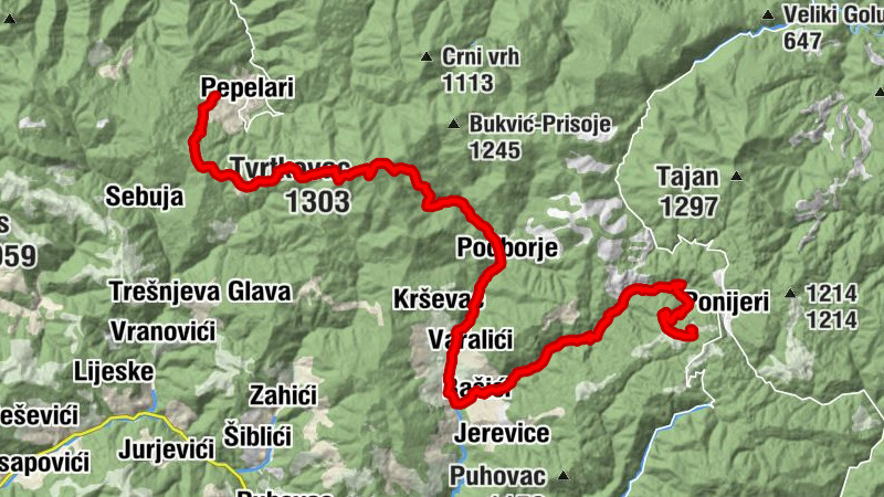 Grad Zenica - Tvrtkovac - Podborje - Jehice