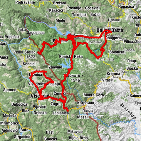 Rzav - Сумбилић - Бањска стена - Veliki Stolac