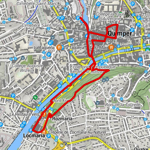 Quimper - Église Notre-Dame de Lokmaria - Rozmaria