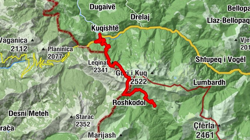 Shpella - Te Liqeni - Jelenka Pass - Zllonopoj
