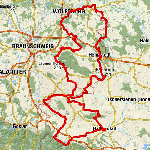 Schöningen - Vorberg - Steinberg - Spechtsberg