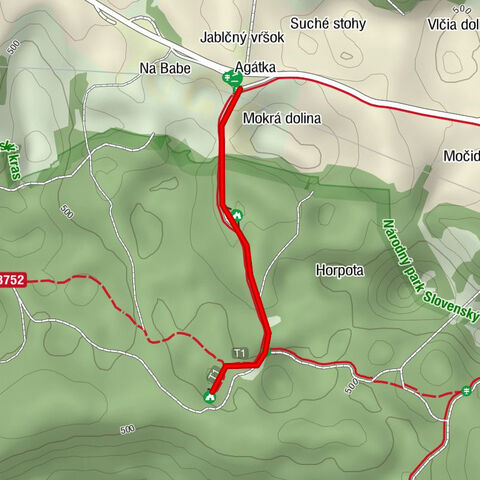 Agátka - Babská diera - Silická ľadnica - Silica