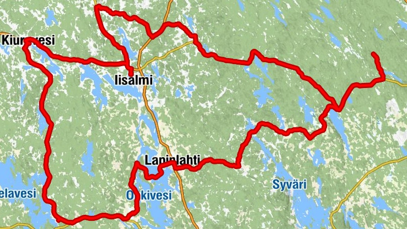 Vieremä - Vieremän kirkko - Sonkajärven kirkko - Kiuruvesi