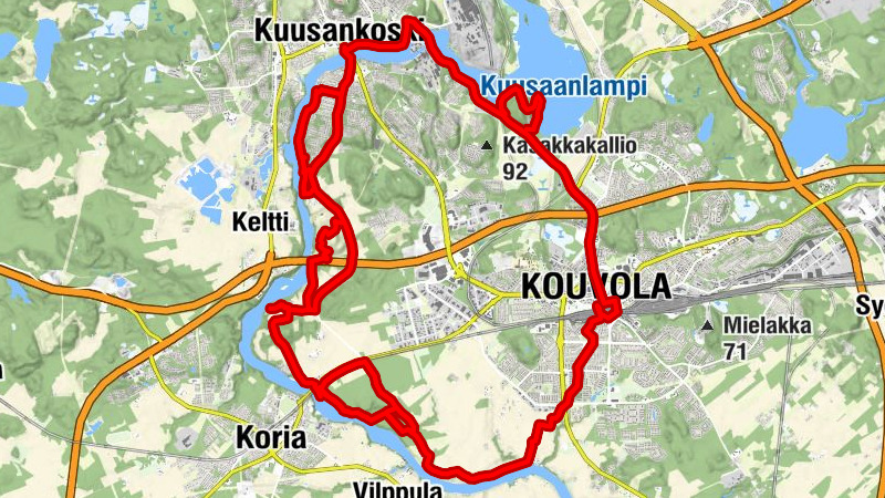 Kouvola - Kuusankoski - Tammiranta