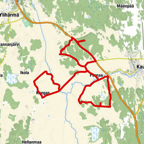 Pernaa - Saarimaa - Sippolanmäki - Mäki-Pernaa
