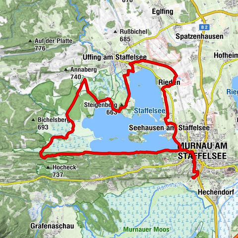 Murnau am Staffelsee - Seerestaurant Alpenblick - Rieden