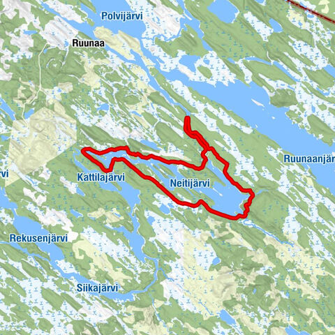 Ruunaa - Huuhkajavaara - Lieksa