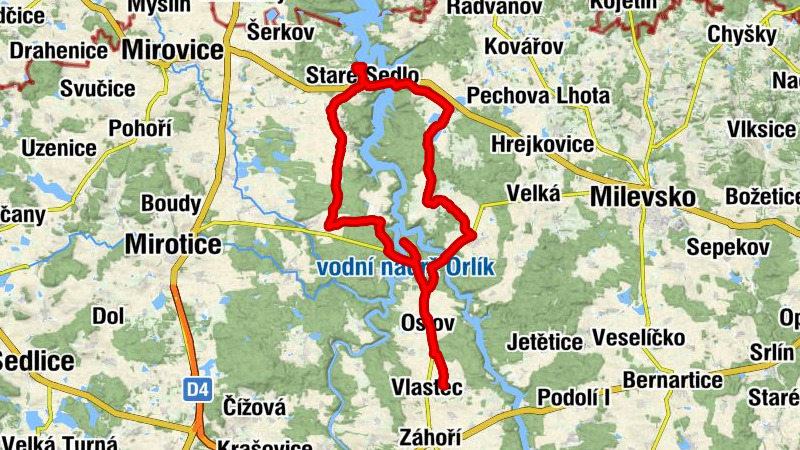 Vlastec - Červený Újezdec - svatý Linhart - Narození Panny Marie