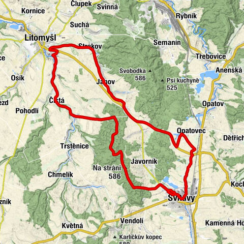 Svitavy - Na stráni - Kaple Panny Marie - Předměstí