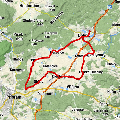 Dobříš - Povýšení svatého Kříže - Nejsvětější Trojice - Narození Panny Marie