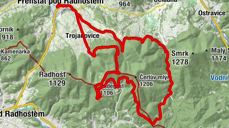 U parku - Radegast - Tanečnice - Frenštát pod Radhoštěm