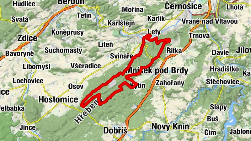 Řevnice - U obrázku - Stožec - Liška