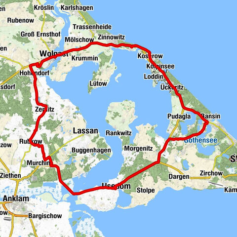 Bansin Seebad - Krückenberg - Bratheringsberg - Sankt Marien Kirche