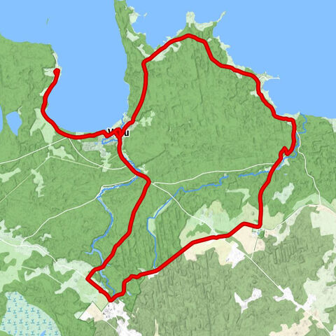 Palmse - Metsanurga - Altja kõrts - Käsmu kirik