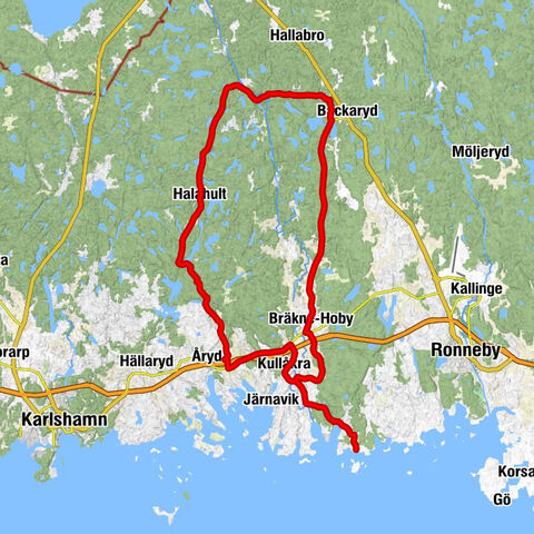 Bökevik - Vieryd - Väby - Ekeliden