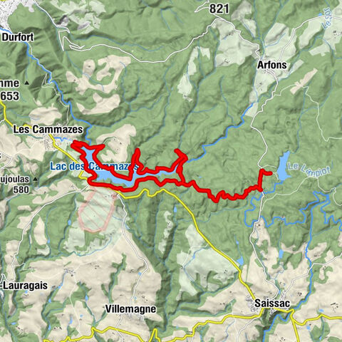 Le Lampy Vieux - Prè du Griffoul - Barrage des Cammazes