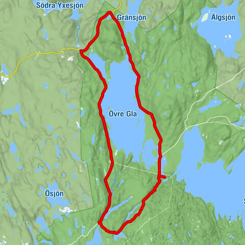 Lenungshammar - Greåna - Barlingshult - Lenungen