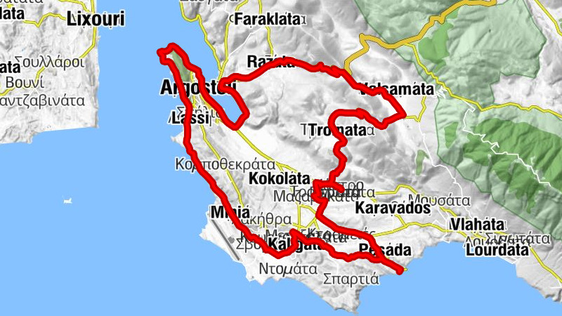 Πεσάδα - Agia Barbara - Prokopata - Παναγιά η Σισσιώτισα - Αργοστόλι