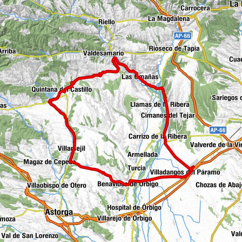 Velilla de la Reina - Bar Los Caños - Iglesia de San Feliz de las Lavanderas - Villadangos del Páramo