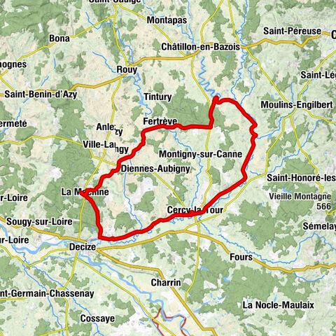 La Machine - Église Saint-Pierre - Église Saint-Jean-Baptiste - Église Notre-Dame-de-la-Nativité