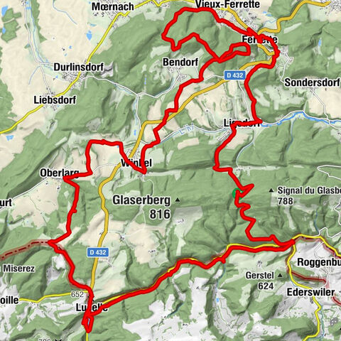 Circuit VTT n°6 Sur les traces de l’abbaye de Lucelle