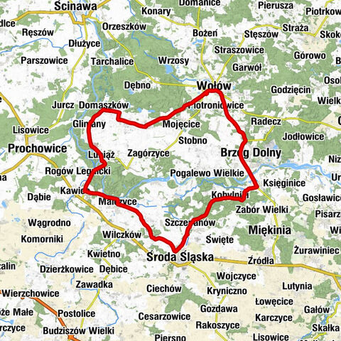 Środa Śląska - Jastrzębiec - Restauracja-nieczynna - Kościół pw. Najświętszego Serca Pana Jezusa