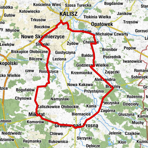 Kalisz - Kościół pw. Świętej Trójcy - Kościół pw. Świętej Katarzyny Aleksandryjskiej - Kościół pw. Matki Bożej Nieustającej Pomocy