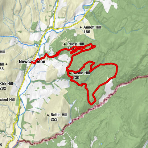 Newcastleton - Castle Hill - Tweedenhead - Swarf Hill