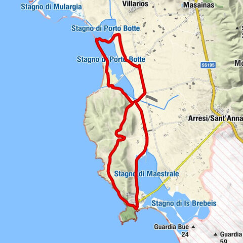 Arresi/Sant'Anna Arresi - Portopinetto - Porto Pino - Masainas