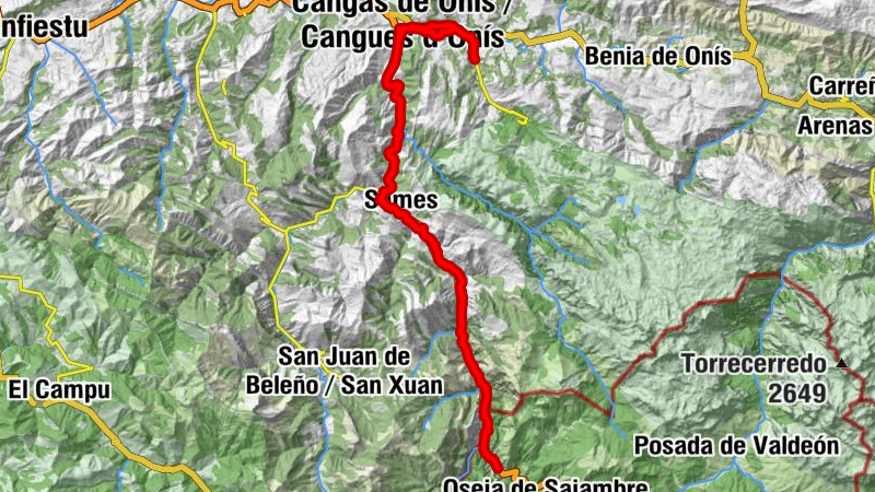 Sotu Cangues - La Cabana - Iglesia de Santa María - Ermita Virgen de la Salud