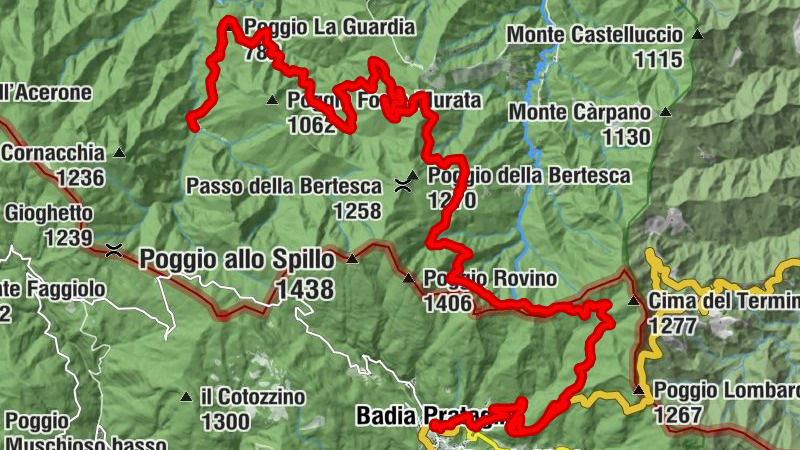 Badia Prataglia - Locanda Carbonile - Cancellino - Chiesa di San Francesco