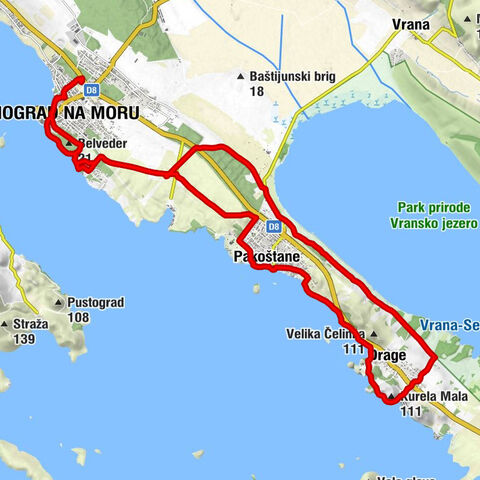 Zadarska županija - Biograd na Moru - Dolaške Drage - Crkva Uzašašća Gospodinova