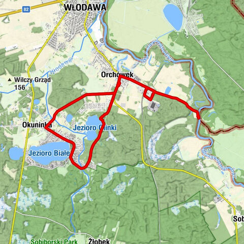 Okuninka - Kaplica parafii pw. Najświętszego Serca Jezusowego - Orchówek - OSiR