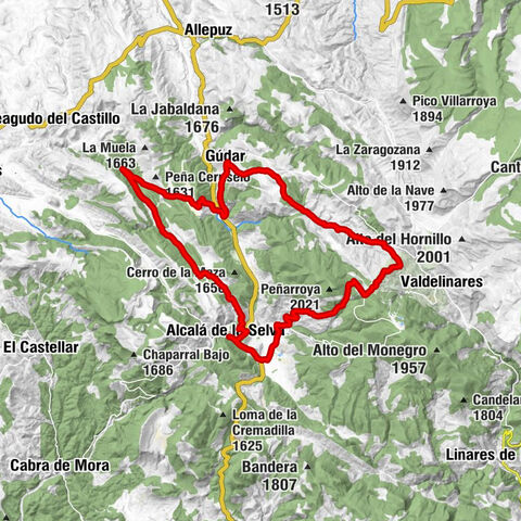 El Portero - Collado de la Imagen - El Morrón - Gúdar