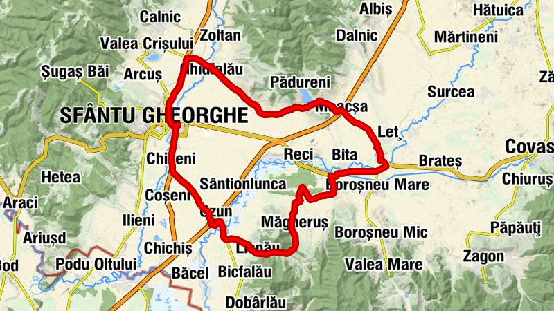 Sfântu Gheorghe - Biserica Catolică - Biserica Reformată