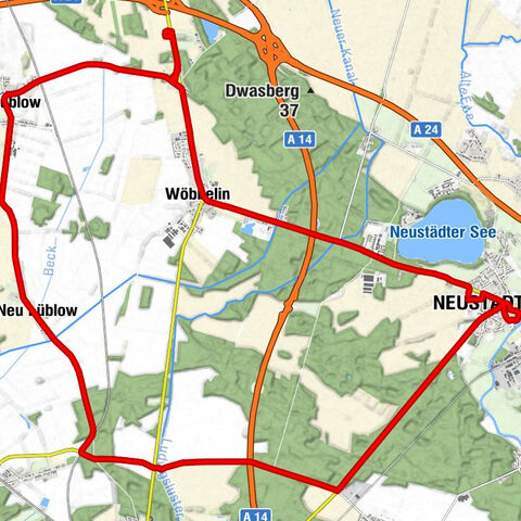 Dreenkrögen - Sankt Answerus - Neustadt-Glewe - Marienkirche