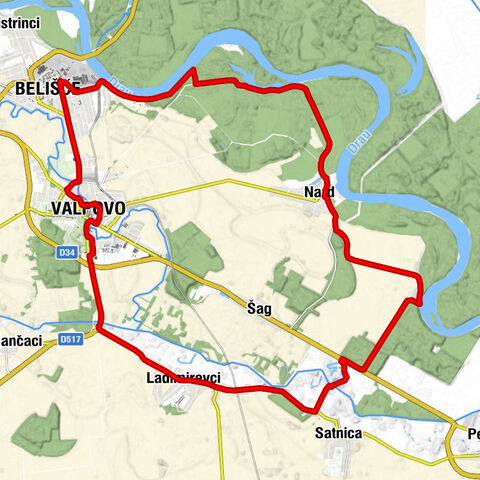 Vijenac Salamona Henricha Gutmanna - Belišće - Sv. Križa - Kapela sv. Roka