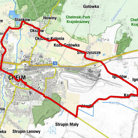 Józefin - Kościół Rozesłania Świętych Apostołów - Bazylika Kolegiacka Narodzenia Najświętszej Maryi Panny - Kopiec Niepodległości