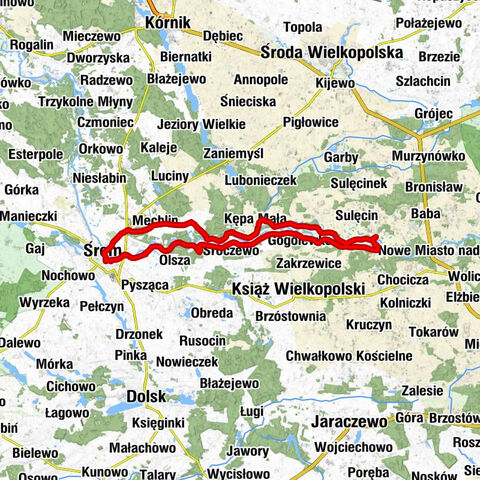 Śrem - Kaplica pw. Chrystusa Króla - Kościół pw. Ducha Świętego - Stare Miasto