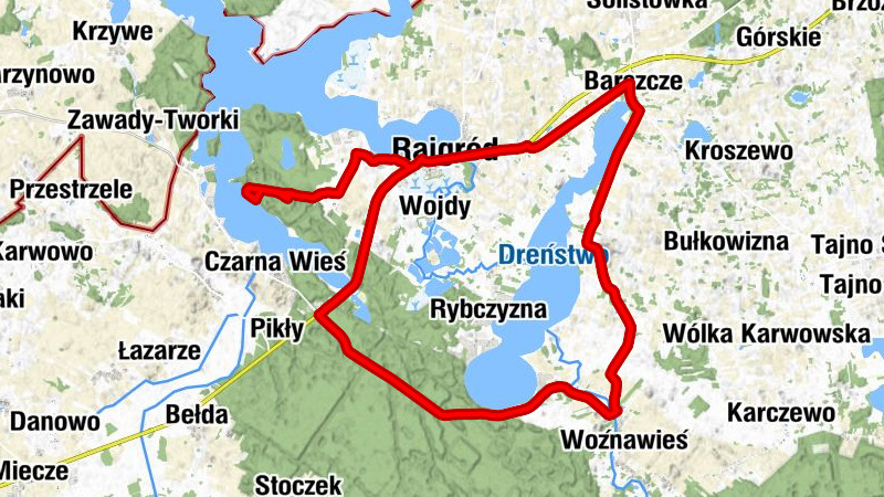 Zabród - Rajgród - Tama - Kaplica cmentarna