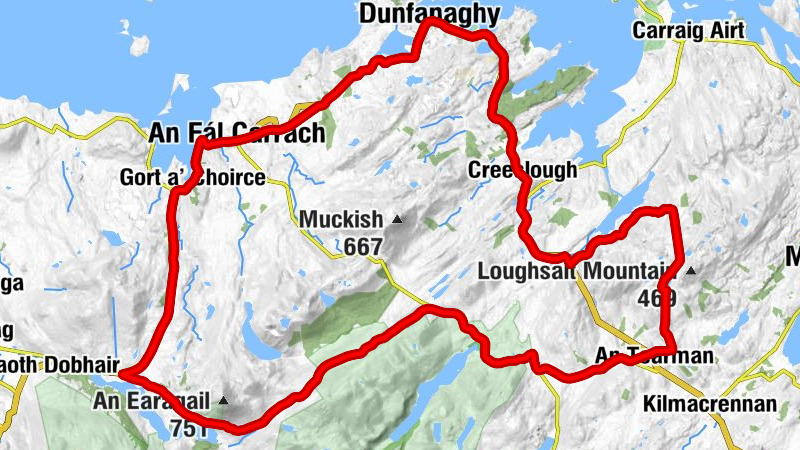 Creeslough - St. Michael the Archangel - Naomh Fionan - Knocknabollan