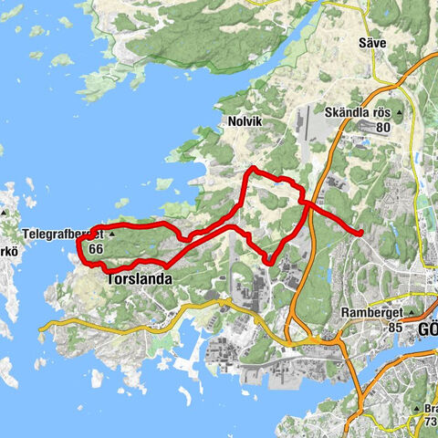 Hisingen - Helgered - Kålsered - Torslanda