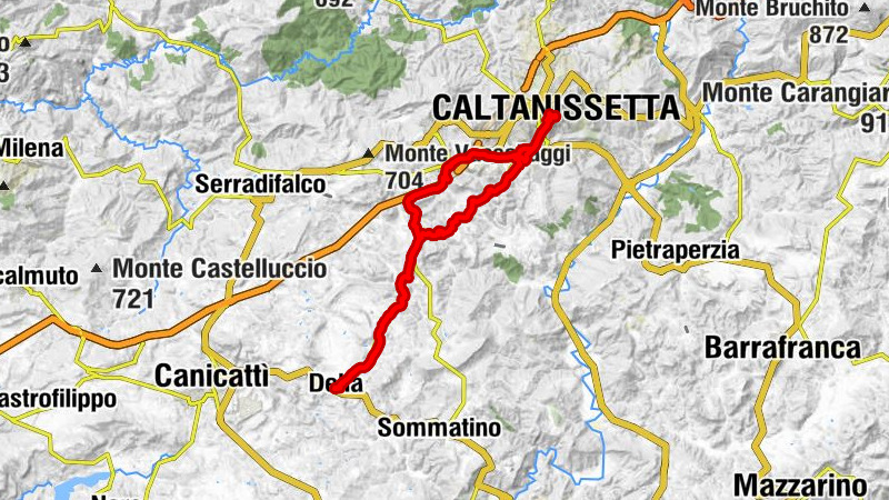 Caltanissetta Centrale - Il Delfino Bianco - Chiesa di Santa Maria dell'Idria - San Michele alla Favarella