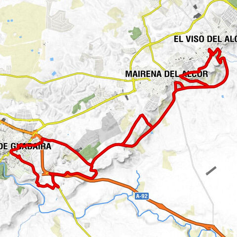 Alcalá de Guadaíra - Venta Los Conejos - Mairena del Alcor - El Viso del Alcor