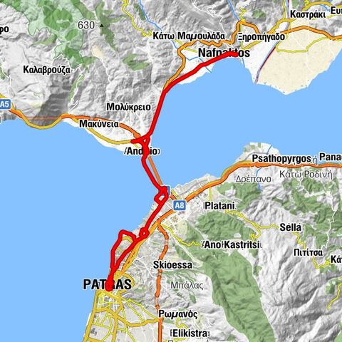 Πάτρα - Ι.Ν. Αγίου Νεκταρίου - Παρεκκλήσι Αγίων Αναργύρων - Ι.Ν. Αγίου Δημητρίου