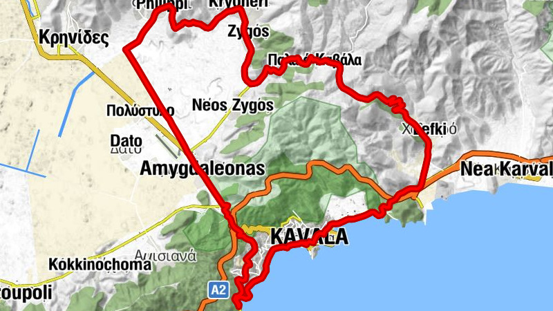 Καβάλα - Ι. Ν. Άγιος Λουκάς - Αγίου Γεωργίου - Κέντρο